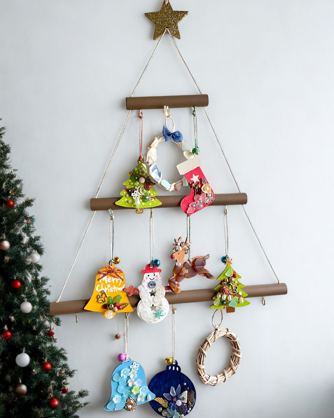 華屋のシーグラスでつくるクリスマスオーナメント